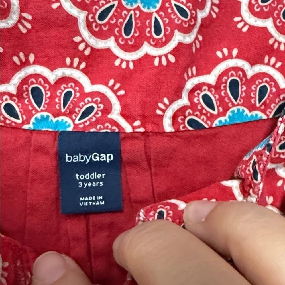 Baby gap Floral Tunic Blouse. Size 3-4